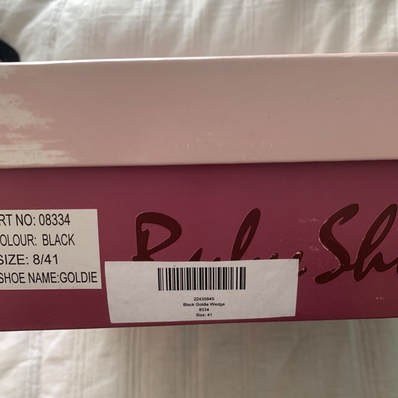 Ruby Shoo Goldie Wedge - Size 41 (US10) - Picture 2 of 9